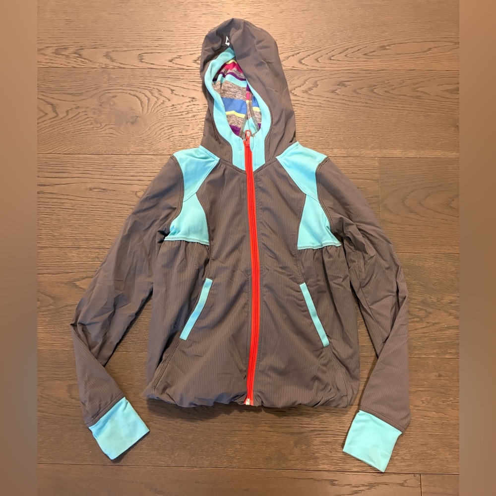 Ivivva by Lululemon reversible girls jacket sz 8 brand new retail $119